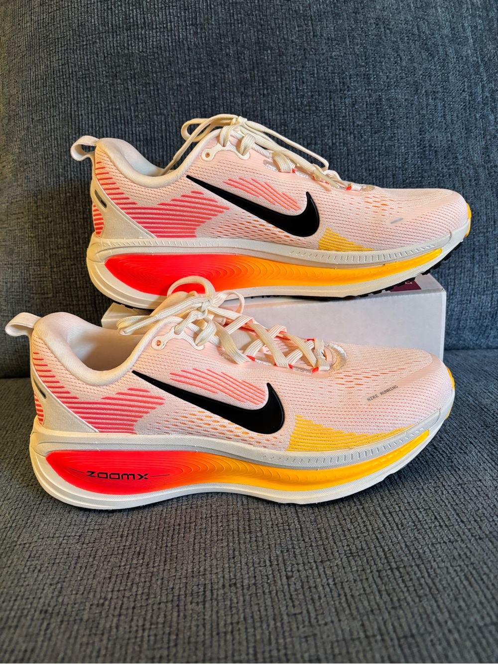 Nike Vomero 18 - “Sail Bright Crimson Laser Orange”